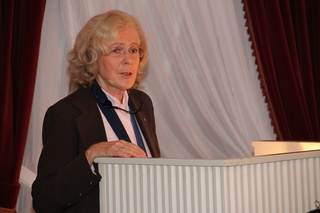 President Turid ønsket velkommen  (Foto: Arild Stang)