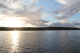 Solnedgang over Iddefjorden  (Foto: Arild Stang)