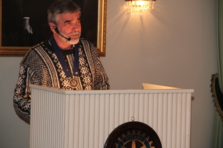 President Jon Tore ledet møtet  (Foto: Arild Stang)