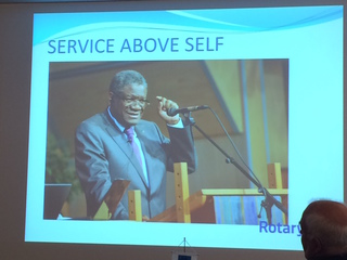 Dr. Mukwege "Service above self"!