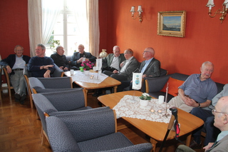 Møtet holdt i "Lille peisestue"  (Foto: Arild Stang)